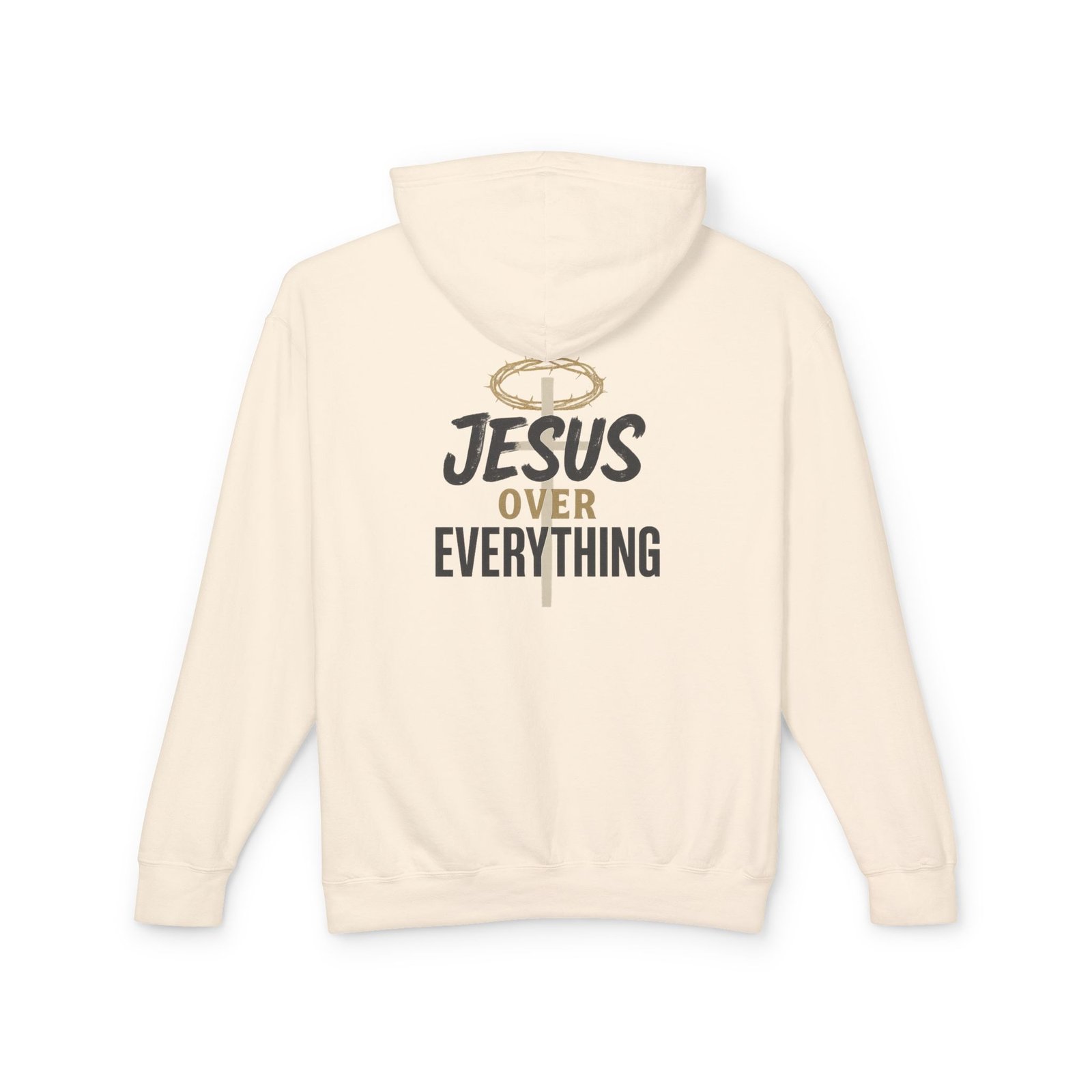 Jesus over everything Lightweight Hoodie